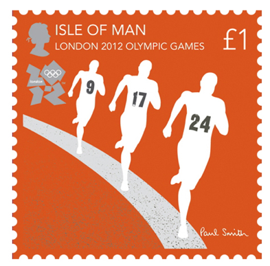 London 2012 Olympic Stamps from Isle Of Man Government 