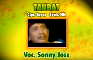 Lirik Lagu Taubat - Sonny Jos