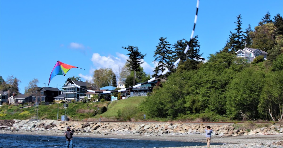 Shoreline Area News Photos Sunday Kite Flying at Richmond Beach