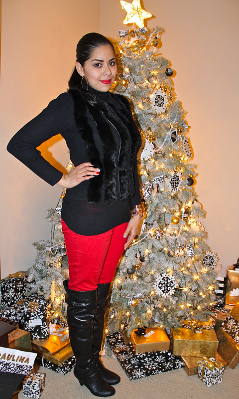 Red Jeans for Christmas Eve
