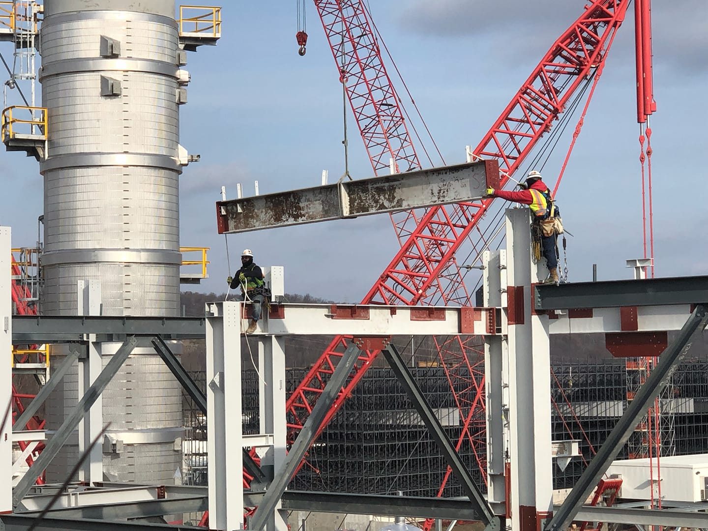 Towns and Nature Monaca, PA Shell building a polyethylene plant on