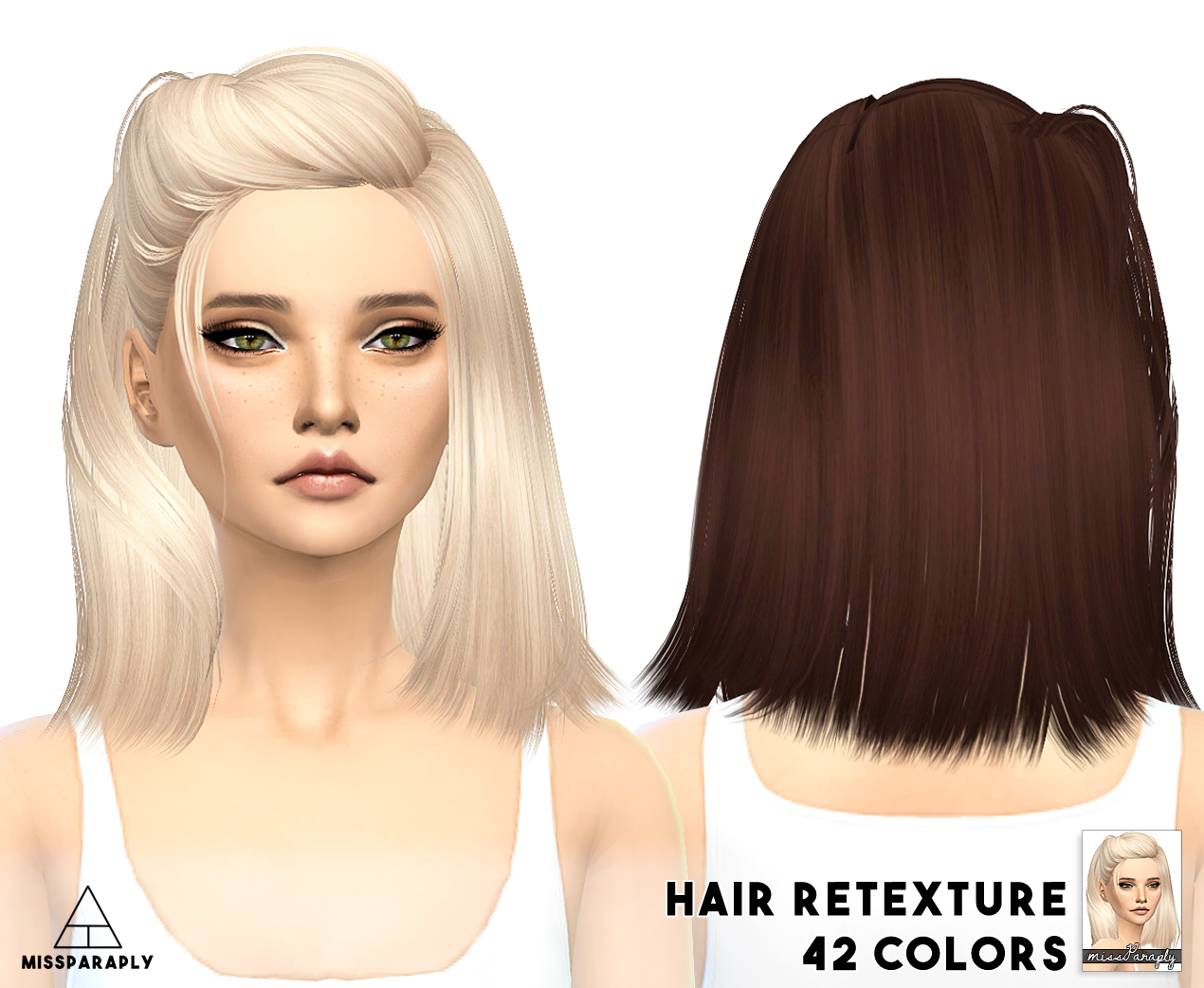 My Sims 4 Blog Skysims Hair Retexture For Females By Missparaply