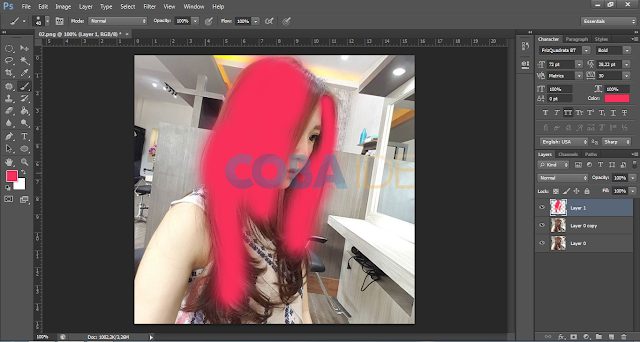 cara merubah warna rambut di adobe photoshop cara merubah warna rambut pada photoshop