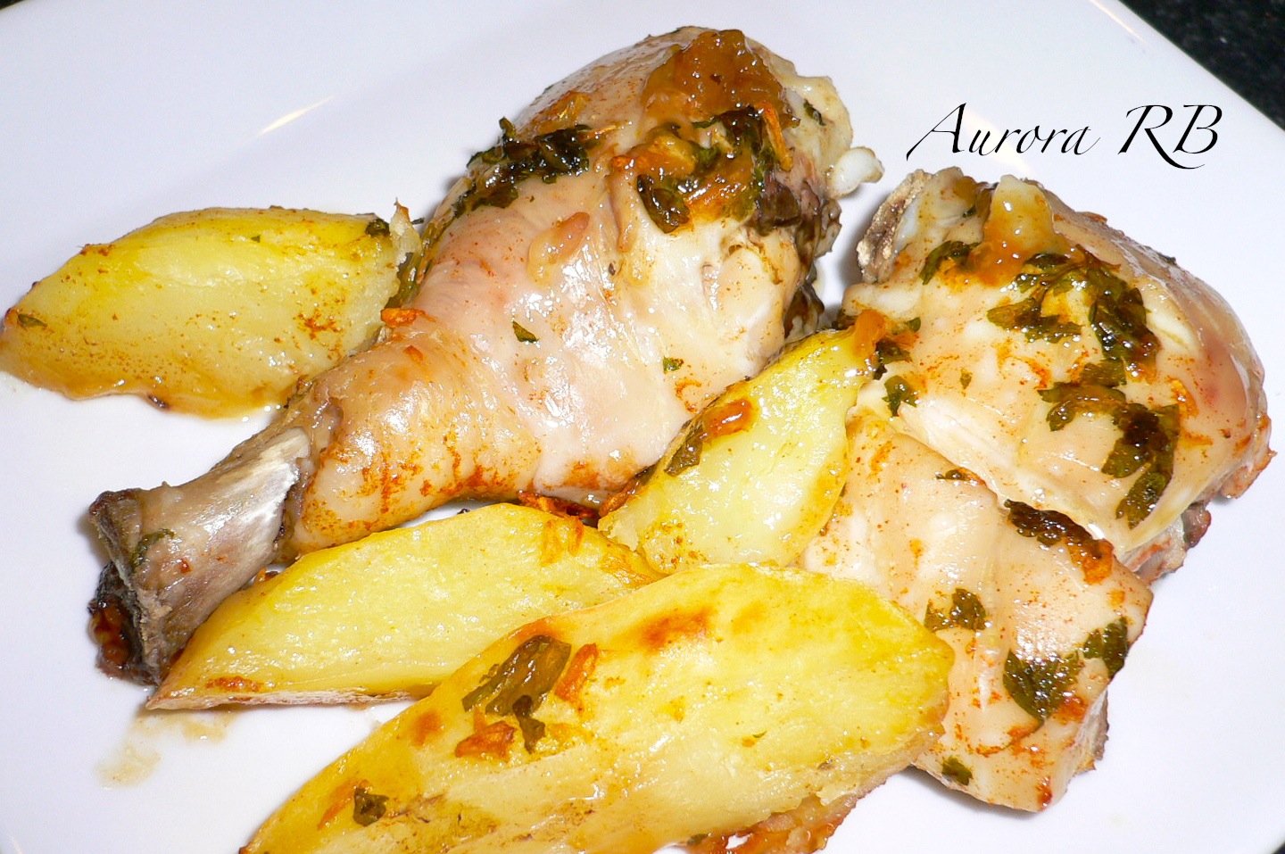 Las recetas de Aurora: Pollo al horno