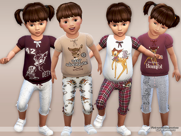 My Sims 4 Blog: Pajamas for Toddlers by Pinkzombiecupcakes