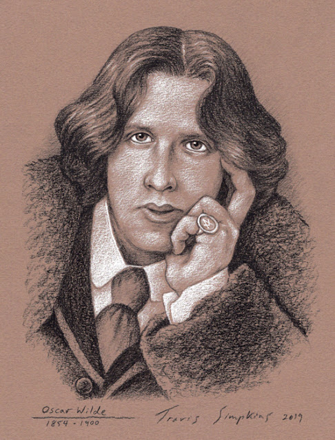 Oscar Wilde. Irish Author, Poet and Playwright. Freemason. by Travis Simpkins
