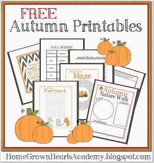FREE Autumn Printables