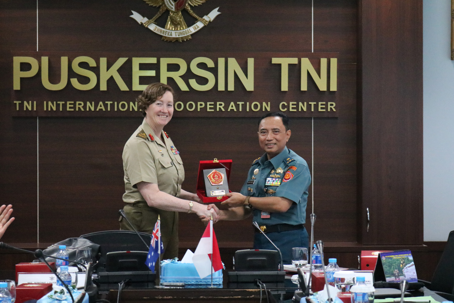 Puluhan Perwira Siswa Australia Kunjungi Mabes TNI