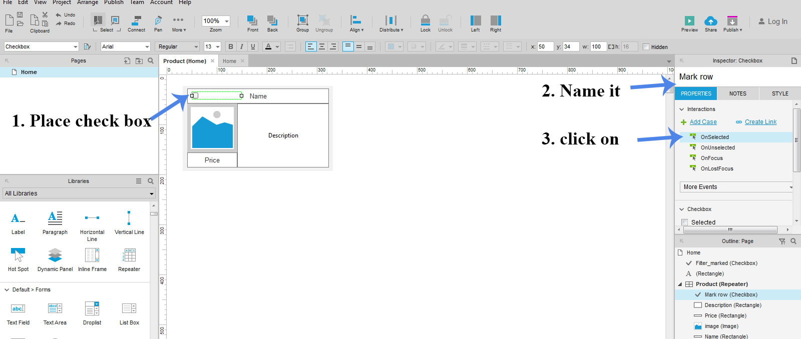 UI/UX Design: Checkbox Filter