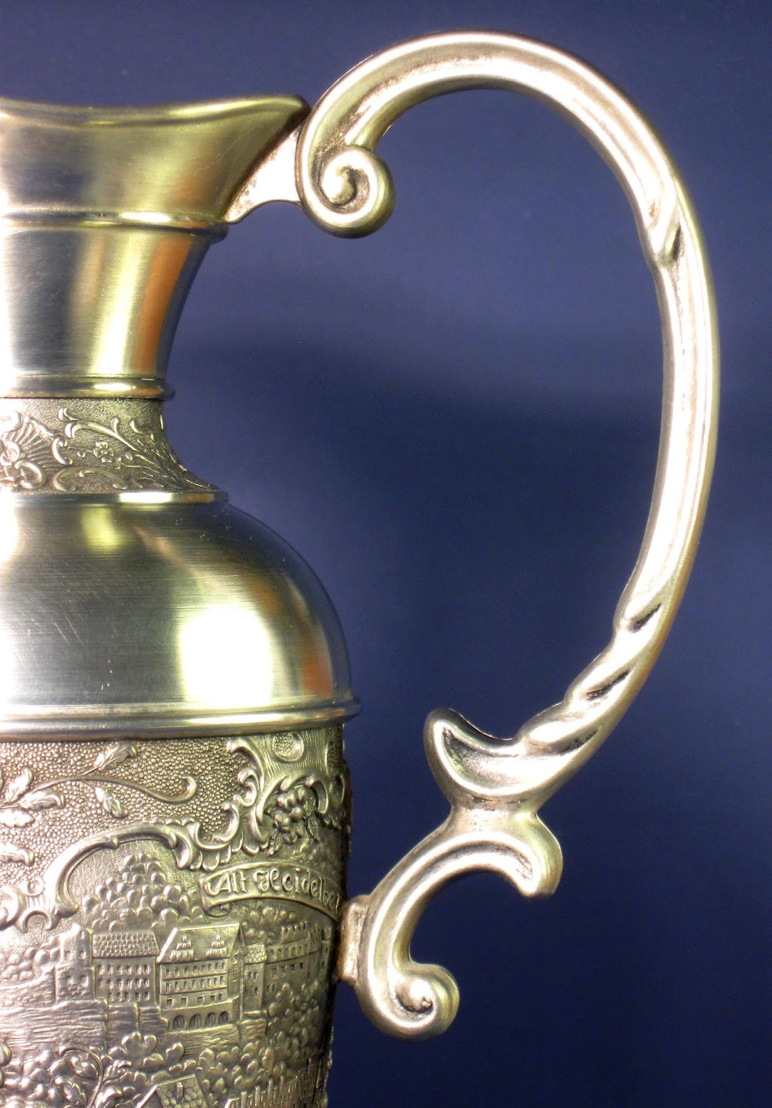 Toys and Stuff German Wine Decanter BMF Pewter