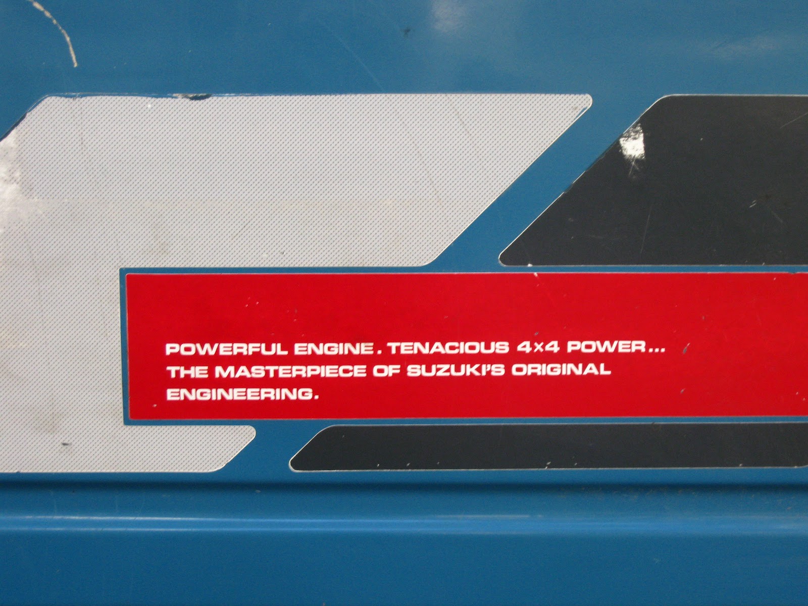 Tamerlane S Thoughts Powerful Suzuki Samurai Sticker