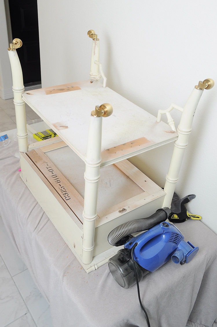 How to add casters or wheels to a furniture piece such as an end table to add height and style. How to add casters or wheels to a furniture piece such as an end table to add height and style.