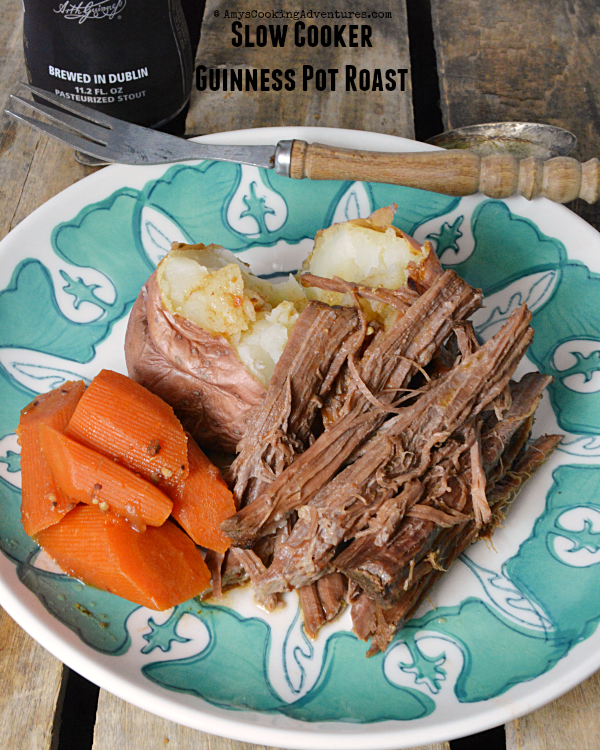 Slow Cooker Guinness Pot Roast StPatricksDay