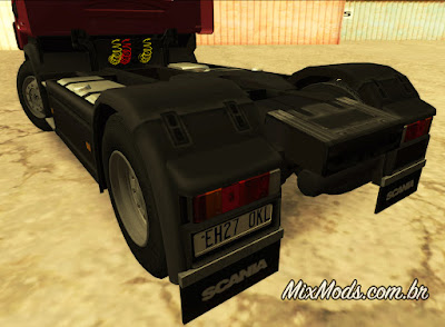 gta sa san mod caminhão leve pc fraco scania v8
