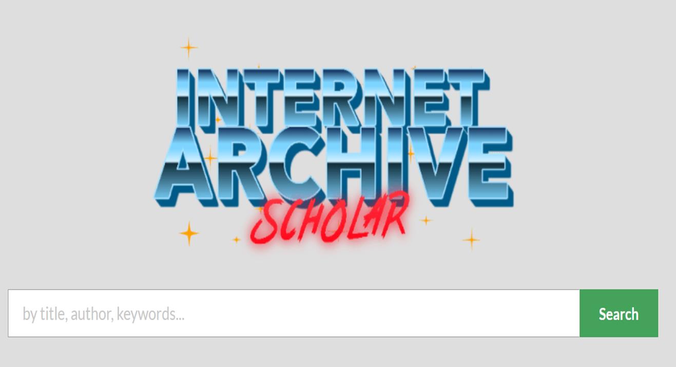 Internet Archives Scholar
