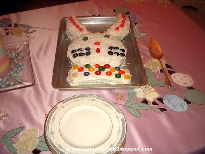Margaret's Morsels | Easter Bunny Cake