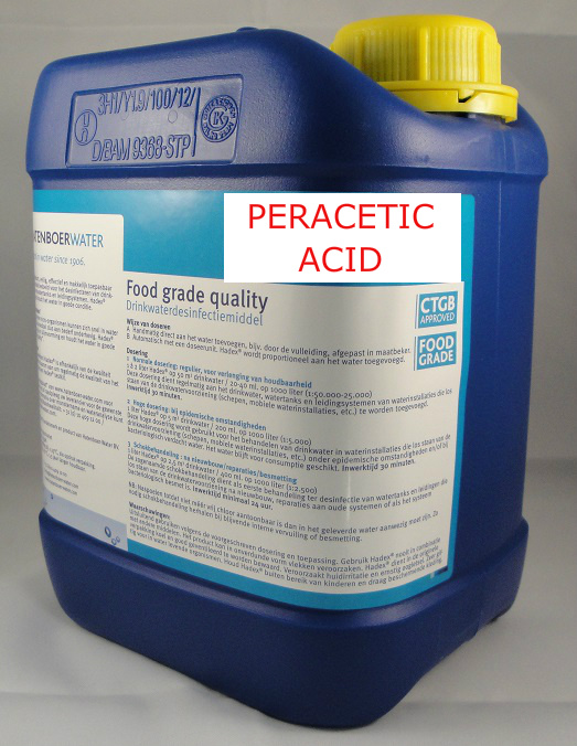 Peracetic Acid Sterilization, Disinfectant, PAA 15 เปอร์อะซิติก แอซิด