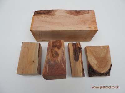 Different blocks of hawthorn wood Different blocks of hawthorn wood