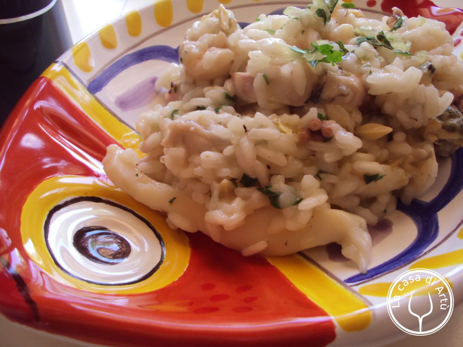 La casa di Artù Riso ai frutti di mare Cottura a microonde