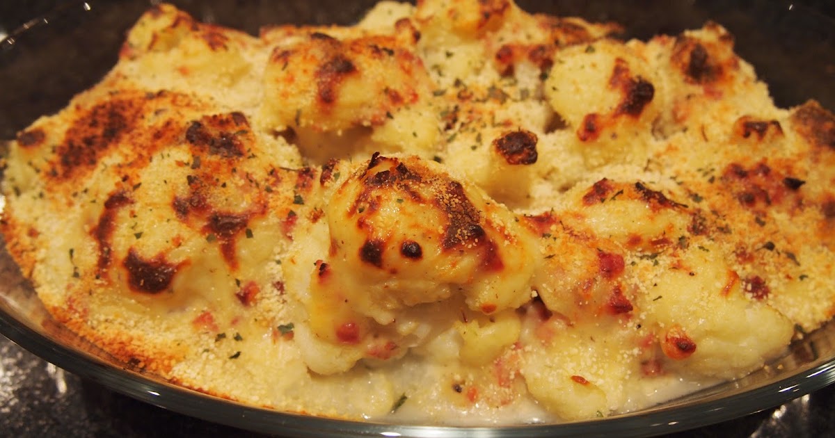 EpiCurious Generations Cauliflower, Bacon and Mushroom Gratin