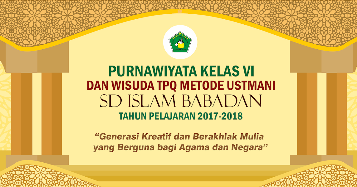 Banner Panggung Perpisahan Sekolah Dasar