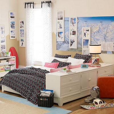 Clean Dorm Room Design Idea