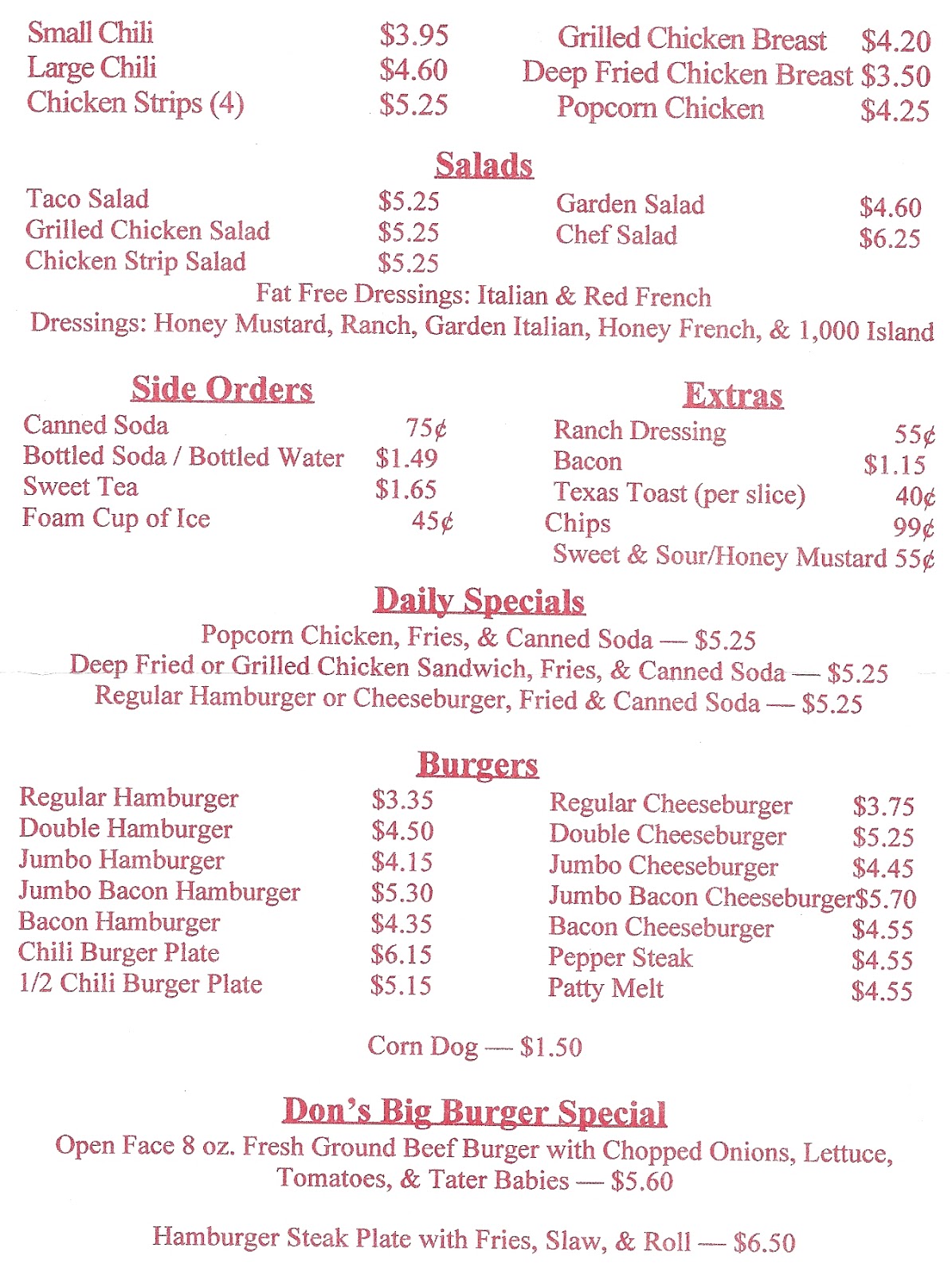 Visit Caruthersville Missouri PLACES TO EAT