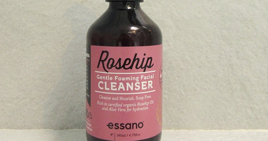 essano rosehip gentle foaming facial cleanser