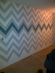 chevron wall paint painted walls rules beauty accent newly unrelated excitement colors benjamin moore