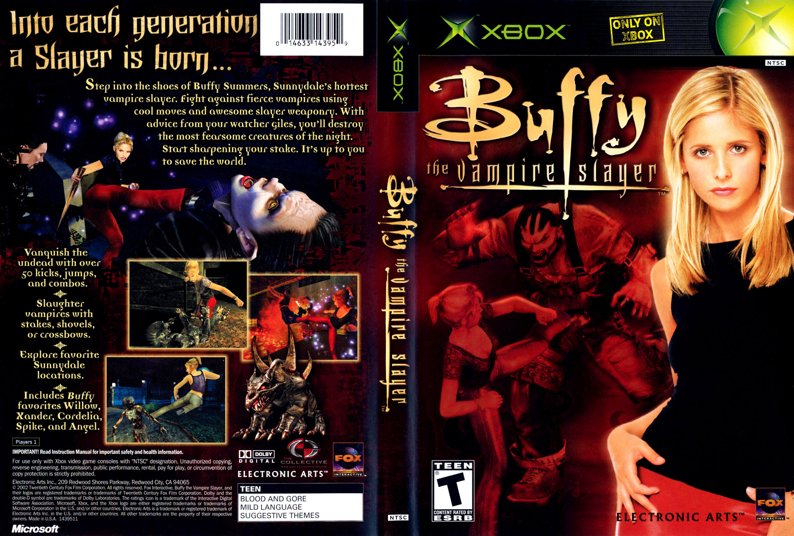 XBOX REALM: XBOX 1 CLASSIC / 360 - BUFFY THE VAMPIRE SLAYER