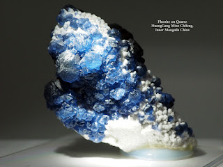 フローライトオンクォーツ Fluorite on Quartz Huanggang Mine chifeng inner Mongolia China