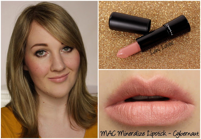 MAC Cybernaut Mineralize lipstick swatch MAC Cybernaut Mineralize lipstick swatch