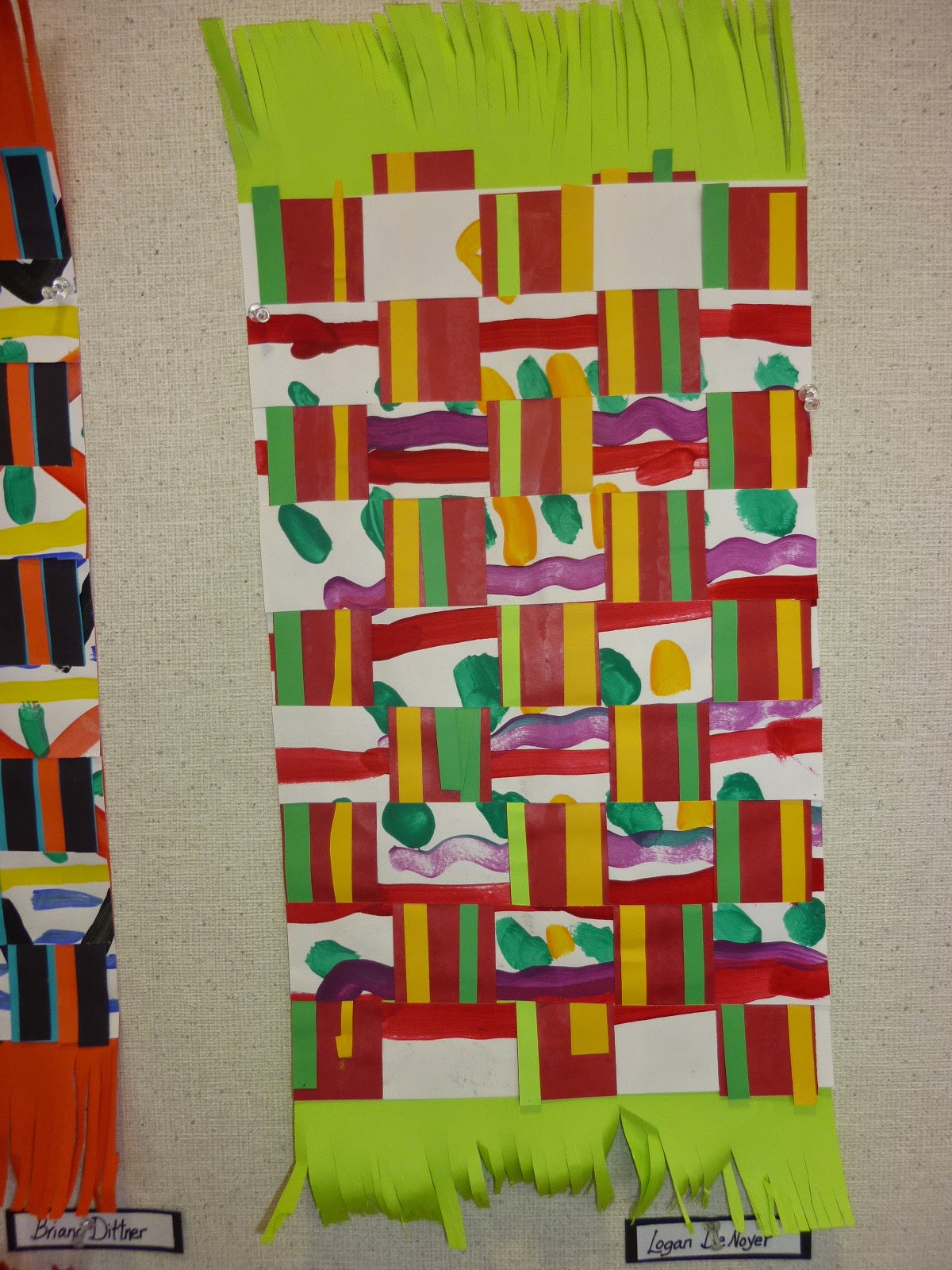 Mrs. Werner's Art Room 2nd Grade Kente Cloths