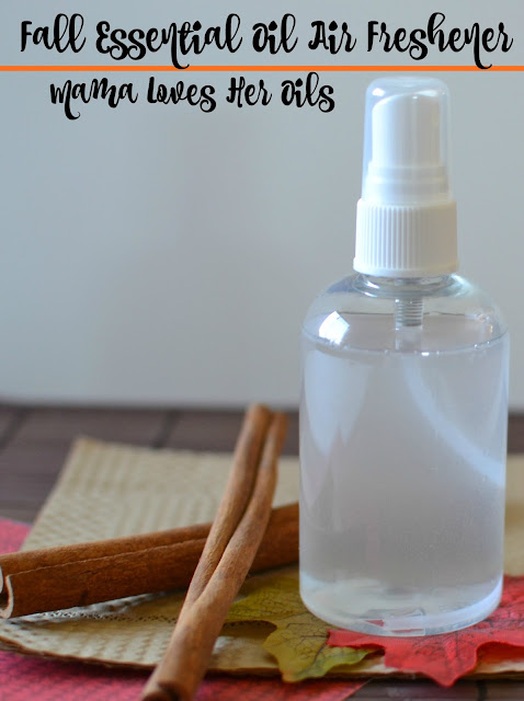 The perfect fall and winter air freshener spray that's infused with essential oils! Fall Essential Oil Air Freshener Spray Recipe from Hot Eats and Cool Reads