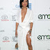 Karrueche Tran's EMA Awards Meshki Boutique Calandra Maxi Shirt Dress