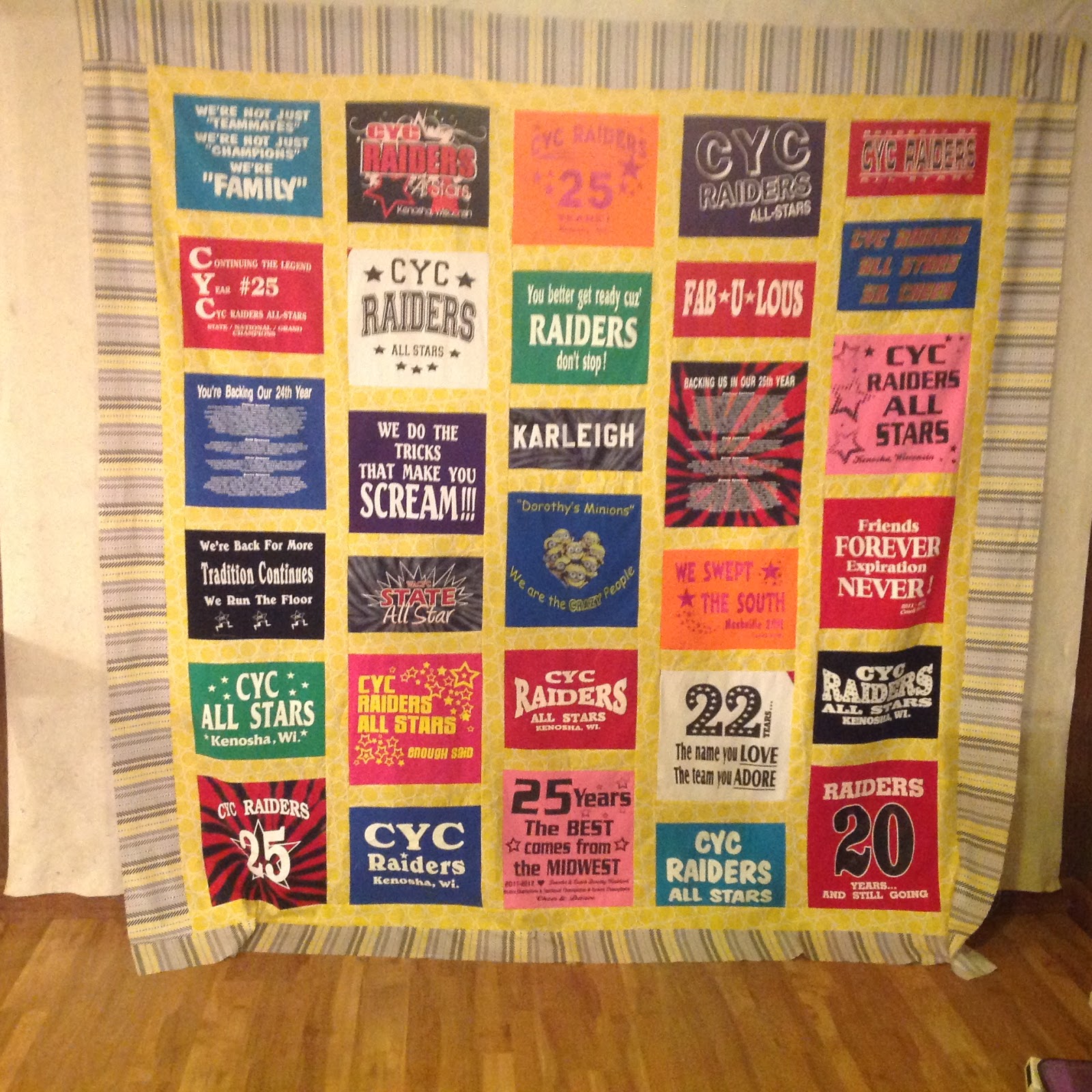 With Strings Attached Tshirt quilts