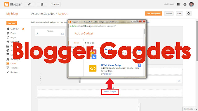 Гаджеты Blogger и их основные функции Гаджеты Blogger и их основные функции