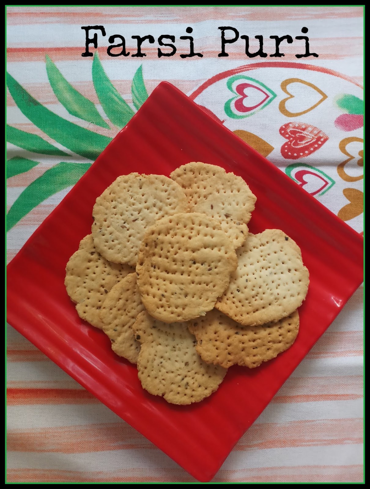 Air fryer Veg recipes (Indian Veg food from Mani Kitchen) AIR FRIED FARSI PURI