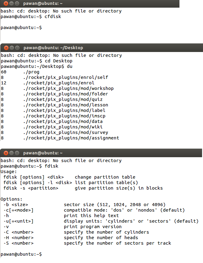 IT Practicals: Linux command line : File System image.