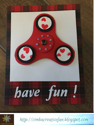 Cimbacreativefun: Fidget Spinner Cards