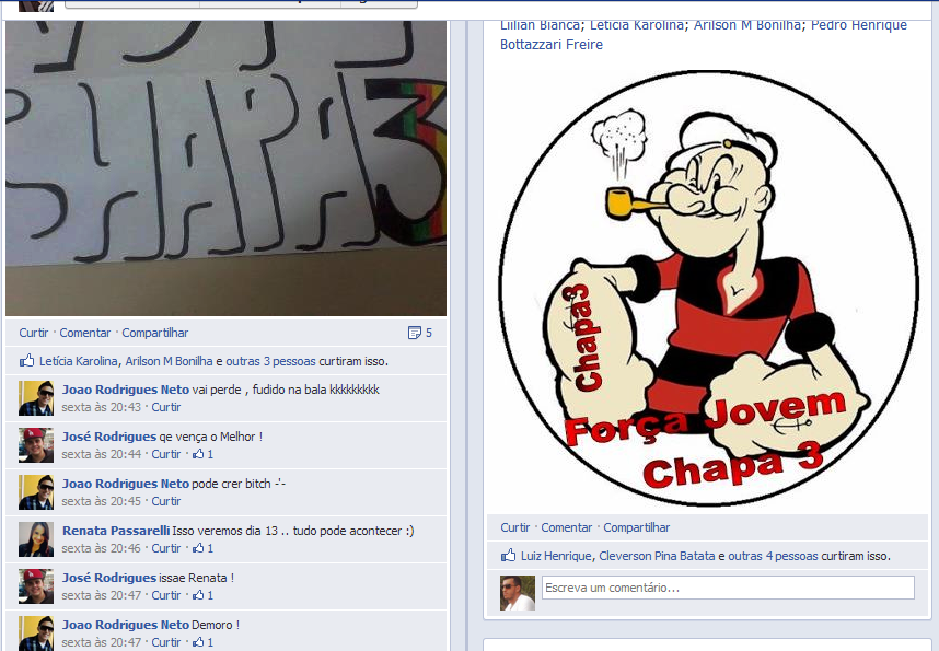 c: CAMPANHA ELEITORAL DO GRÊMIO ESTUDANTIL DO CARMELA DUTRA SEGUE A