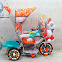 family unicorn baby tricycle