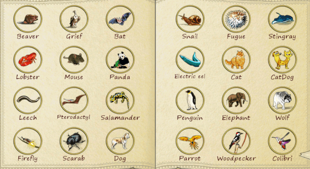 94 Doodle Alchemy Wild Animals