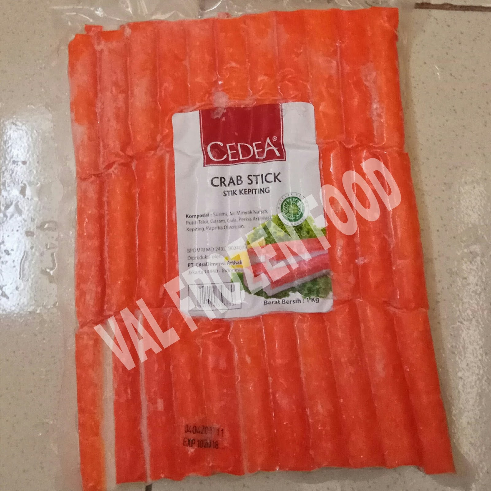 Cedea Crab Stick Bandung VAL FROZEN FOOD