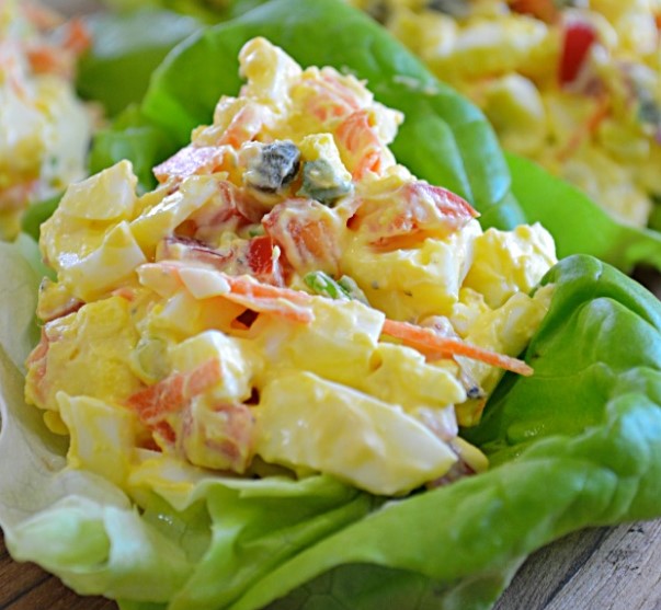 Light Egg Salad Wraps Light Egg Salad Wraps