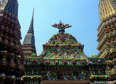 Wat Pho, o Templo do Buda Reclinado em Bangkok - Tailândia