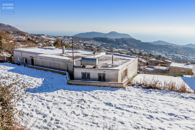 Neve a Ischia, Monte Epomeo innevato, Foto Ischia, Neve a Ischia 2017, Comune di Fontana, Eremo di San Nicola innevato, Ischia imbiancata,