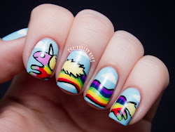 nails adventure lady rainicorn rainbow unicorn nail chalkboard chalkboardnails unicorns collect tried shades them could