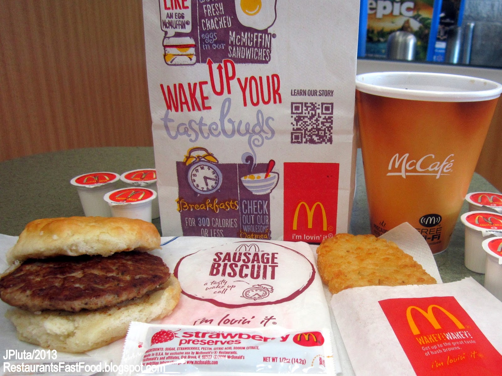 Restaurant Fast Food Menu McDonald's DQ BK Hamburger Pizza Mexican Taco