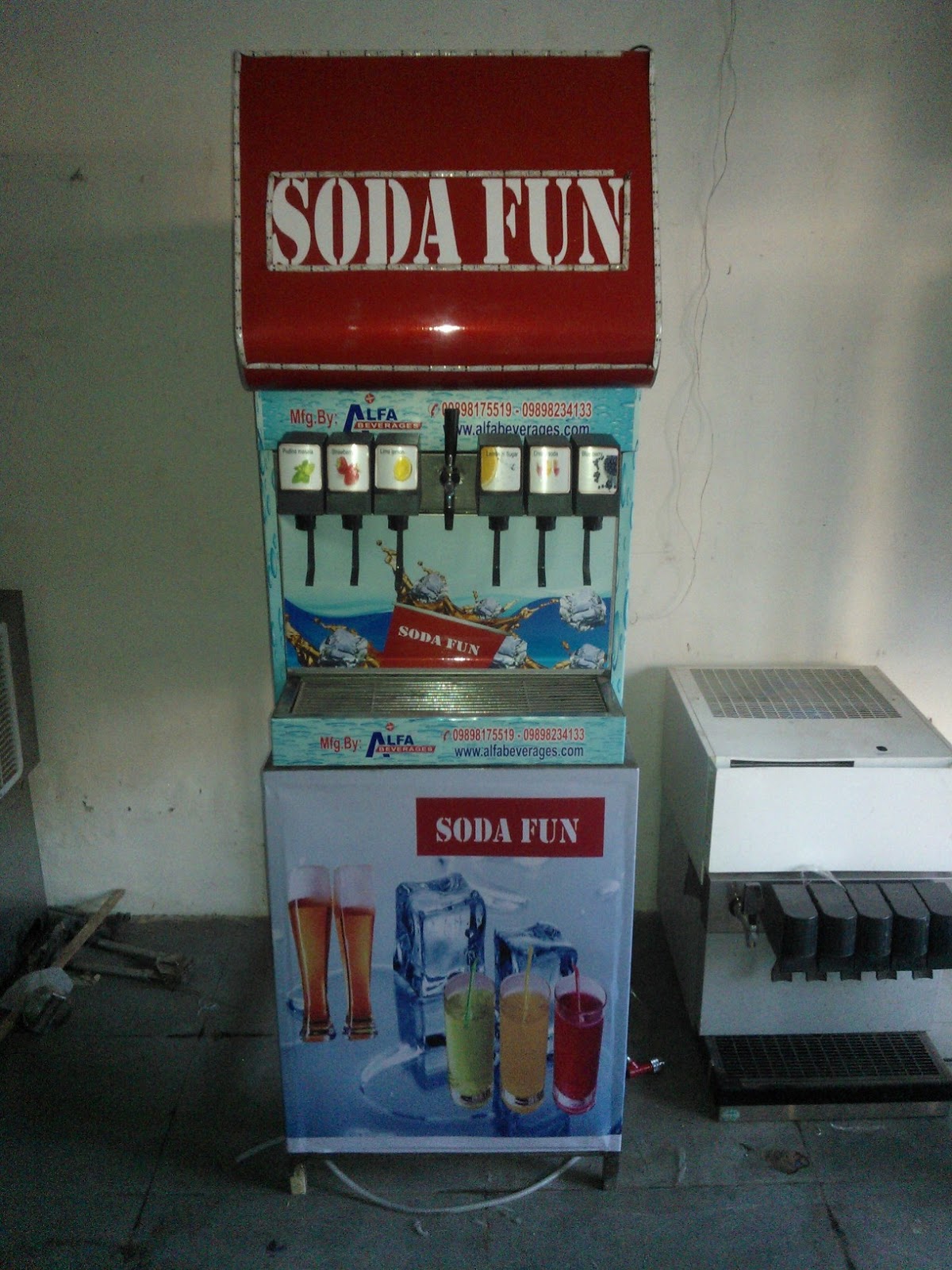 soda machine , soda fountain machine , soda